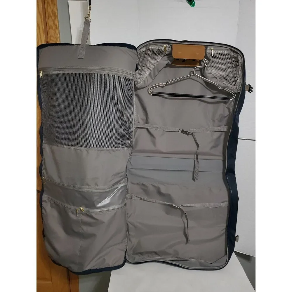 Protocol Professional Travel Closet Suits Dresses Garment Bag Luggage‎ Blue